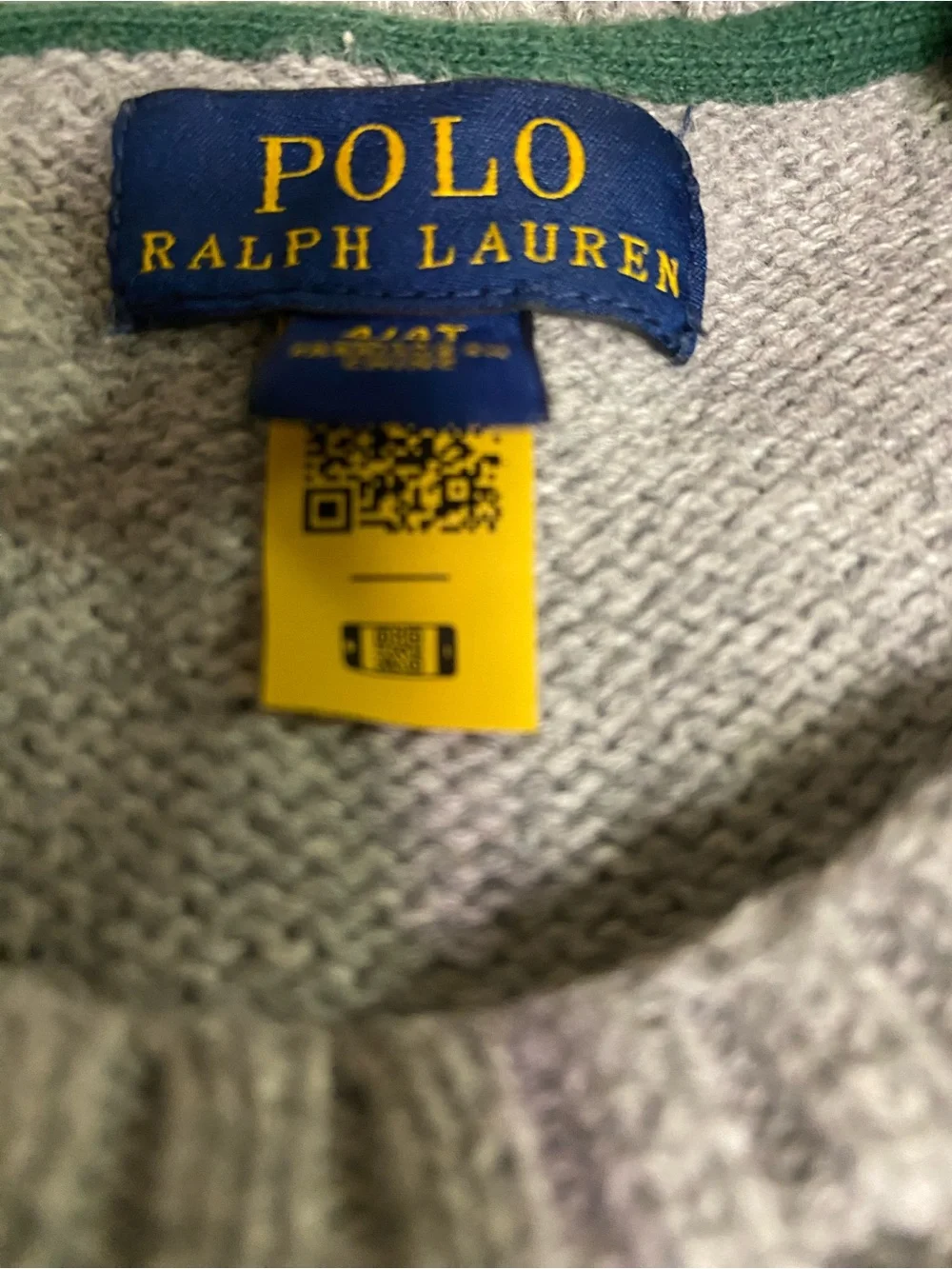 4T Boy's Ralph Lauren Bulldog Sweater
